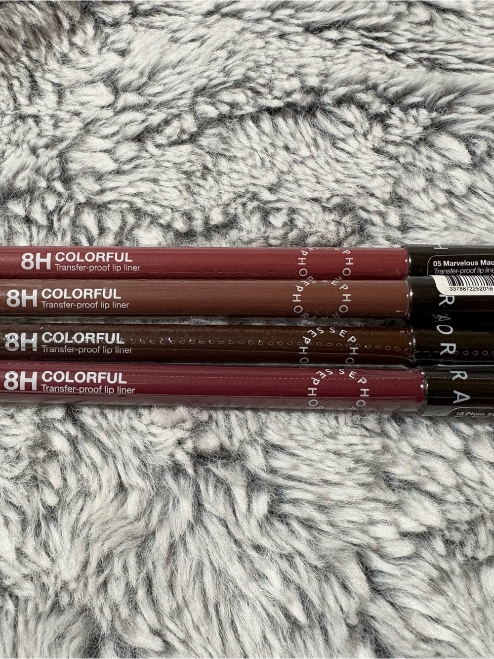Sephora Lip Liners Set — Marvelous Mauve, Soft Suede, Molasses, Plum Syrup